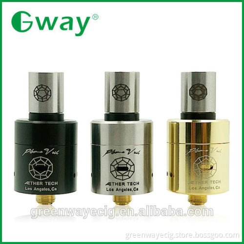 Latest plum veil rda for 18650 mechanical mod 22mm rda clone Plume Veil RDA rebuildable plumveil